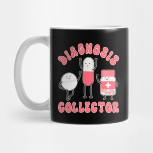 Valentines Day Chronic Illness Invisible Diagnosis Collector Mug